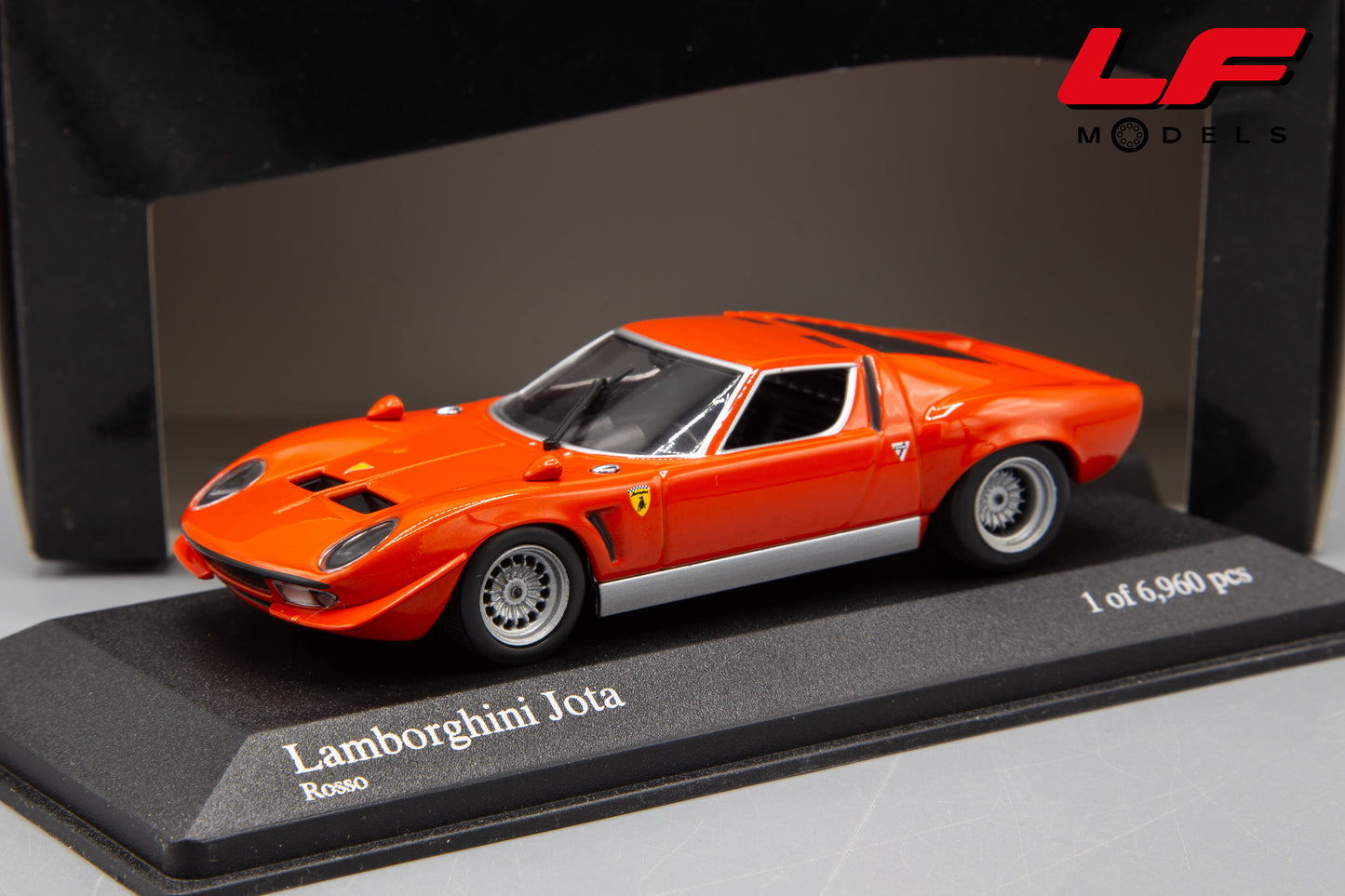 modellino lamborghini jota minichamps 1:43 frontale