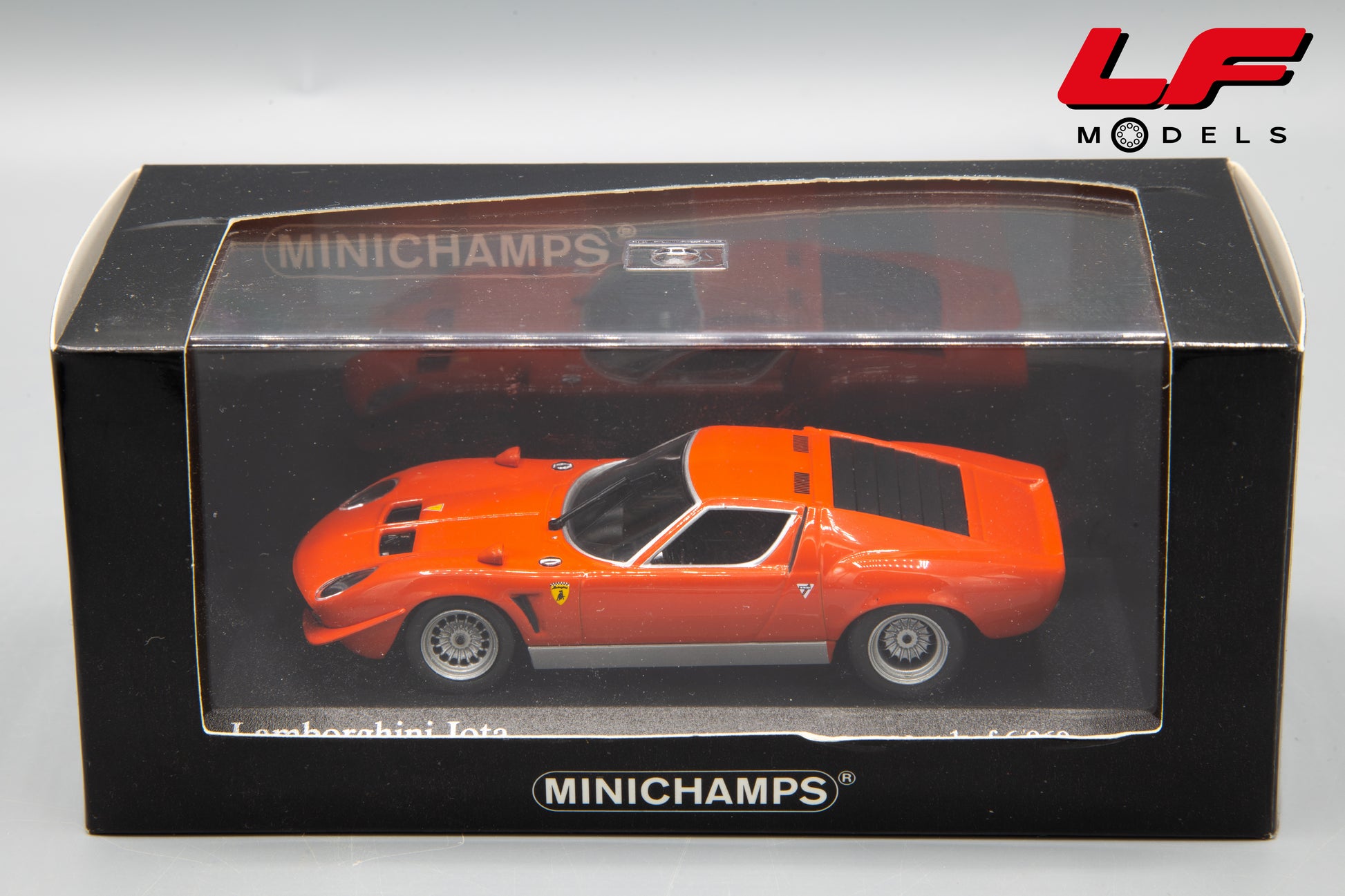 modellino lamborghini jota minichamps 1:43 scatola