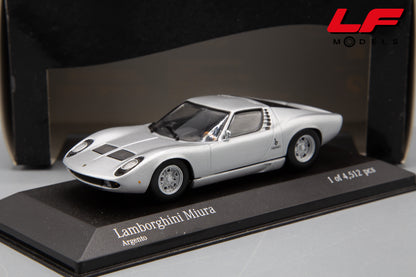 modellino lamborghini miura minichamps 1:43 frontale