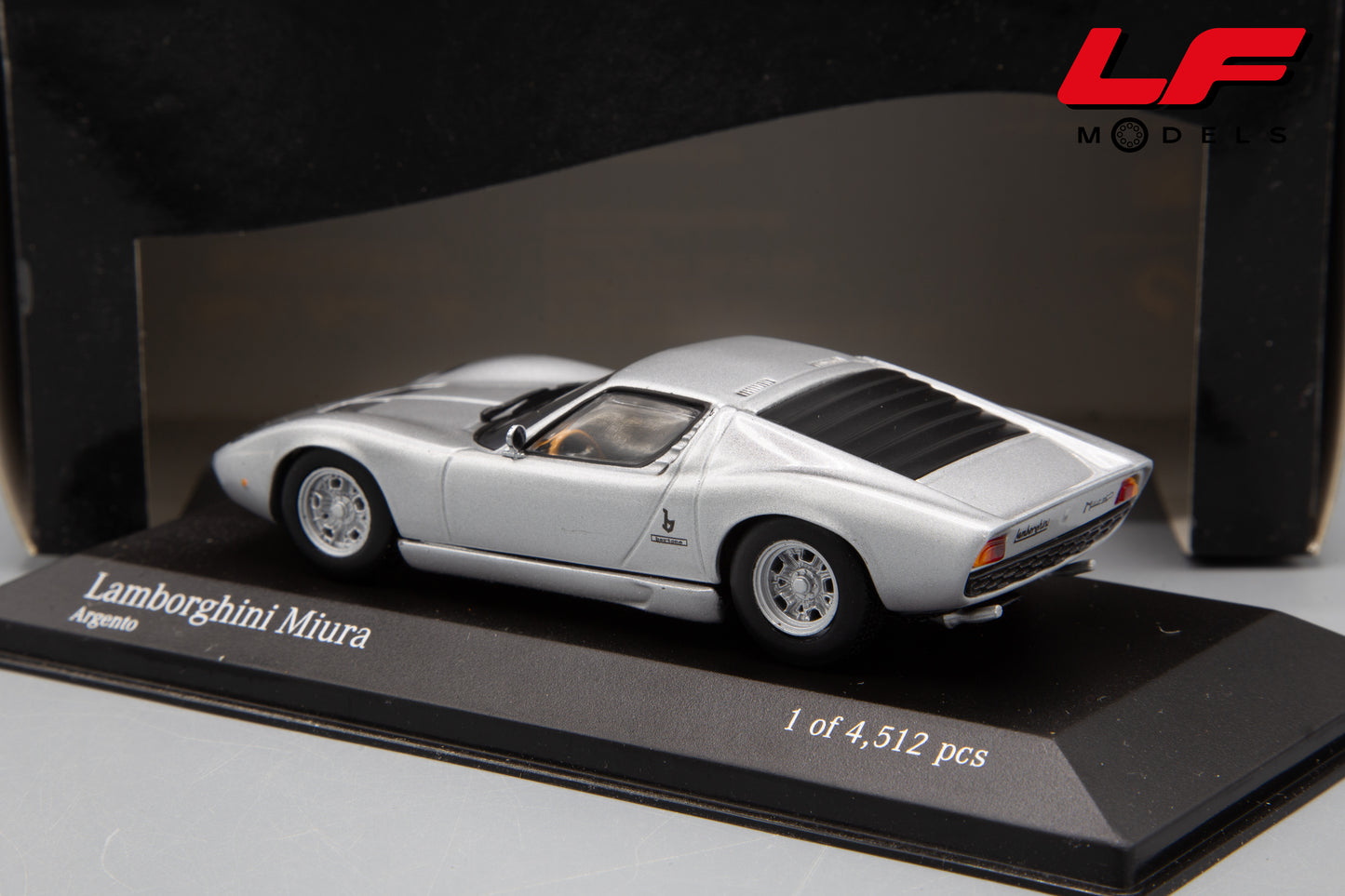 modellino lamborghini miura minichamps 1:43 posteriore