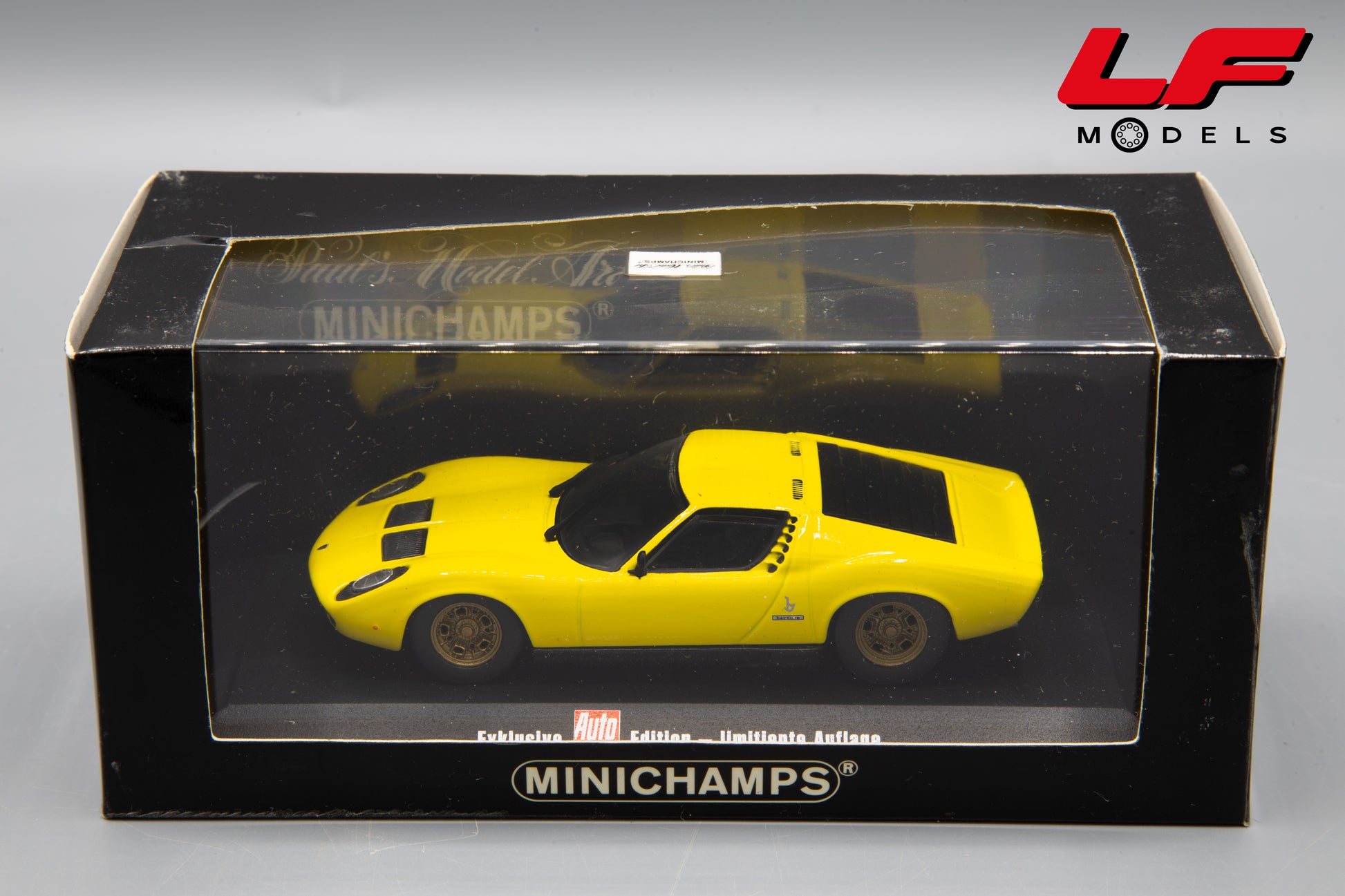 modellino lamborghini miura minichamps 1:43 scatola