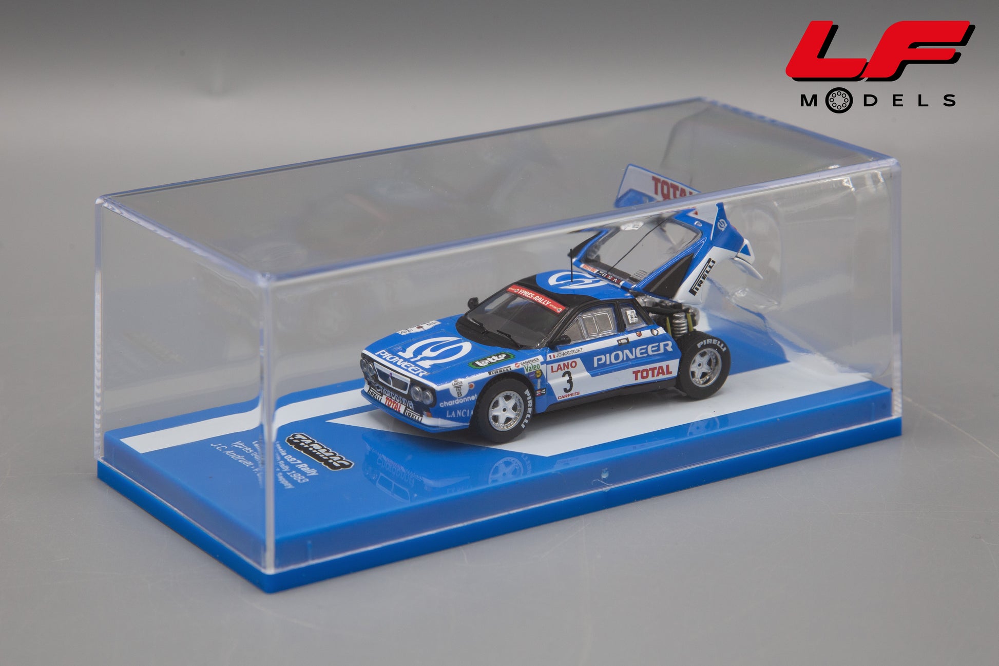 modellino lancia 037 rally tarmac 1:64 teca