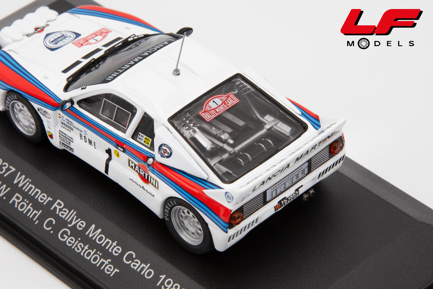 modellino lancia 037 rally cmr 1:43 motore