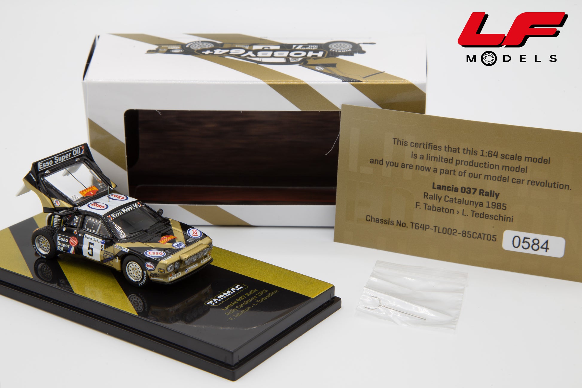 modellino lancia 037 rally grifone tarmac 1:64