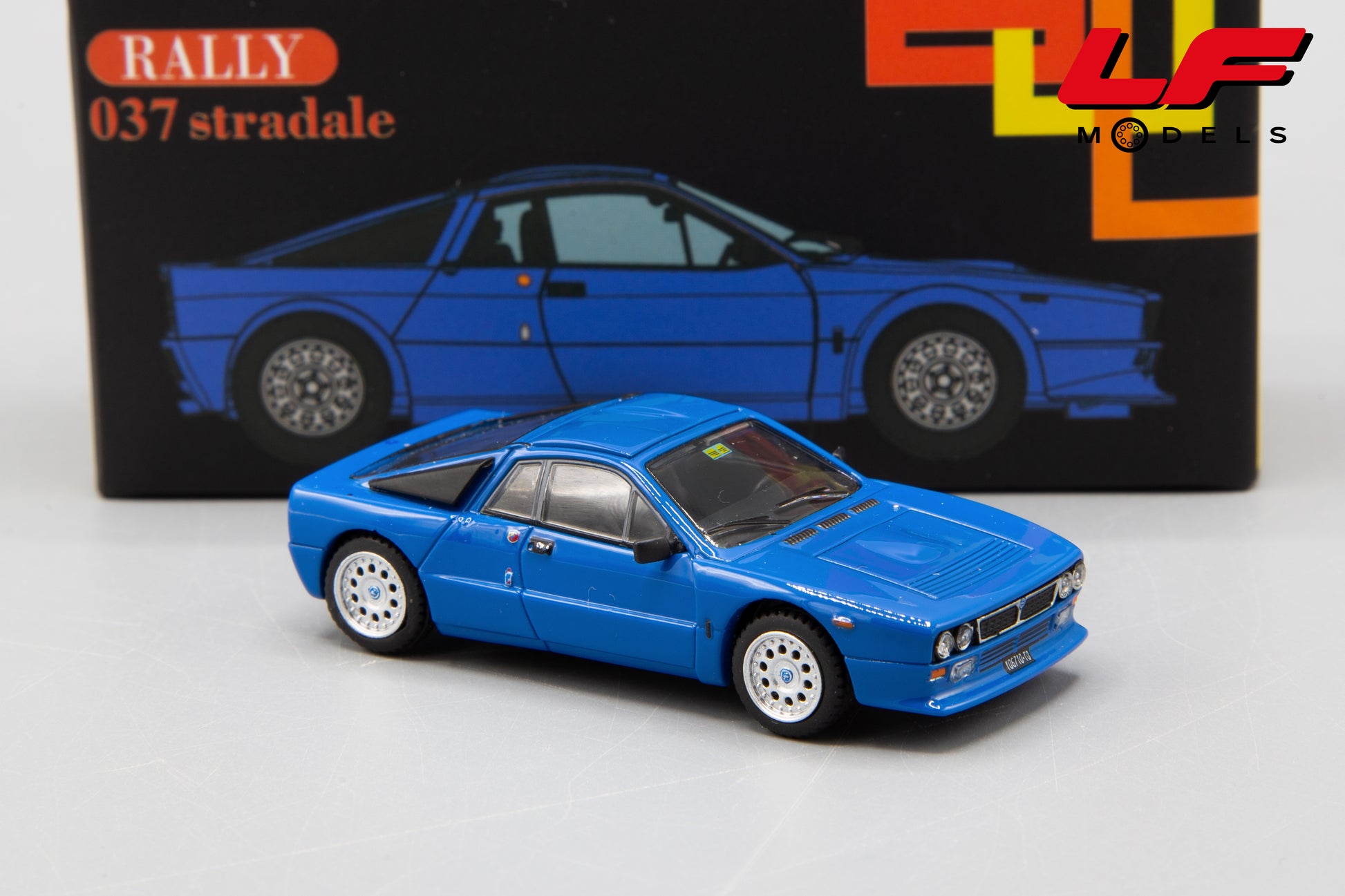 modellino lancia rally 037 stradale laudoracing 1:64