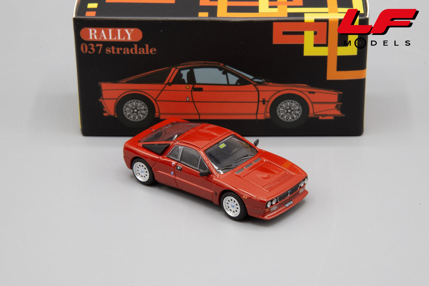 modellino lancia rally 037 stradale laudoracing 1:64