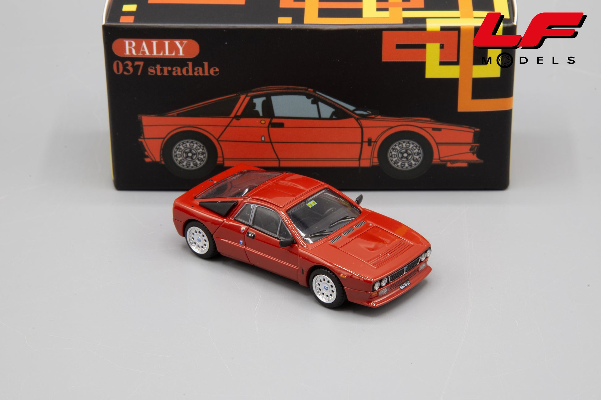 modellino lancia rally 037 stradale laudoracing 1:64