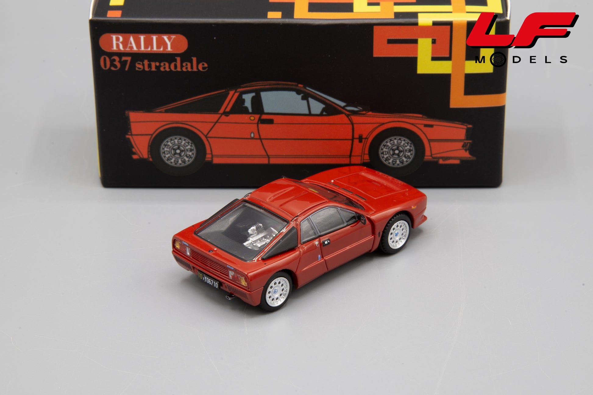 modellino lancia rally 037 stradale laudoracing 1:64