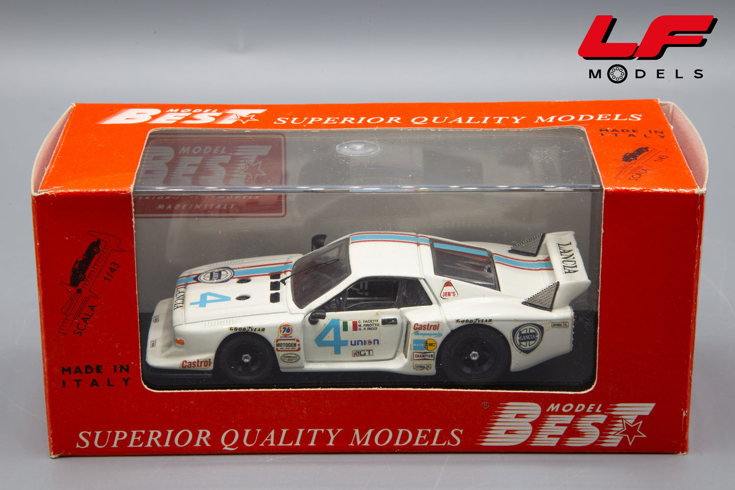 modellino lancia beta best 1:43 scatola