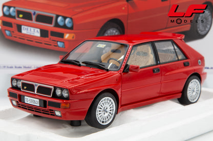 modellino lancia delta evo ii laudoracing 1:18 LM220B vista frontale