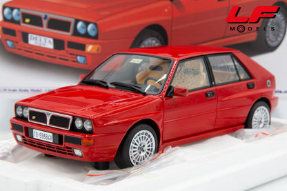 modellino lancia delta evo ii laudoracing 1:18 LM220B vista frontale