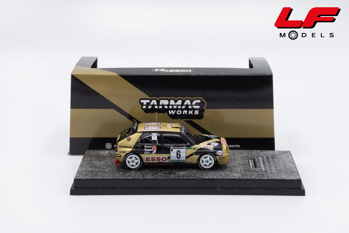 modellino lancia delta rally grifone tarmac 1:64 T64-049-93PIR06 vista laterale