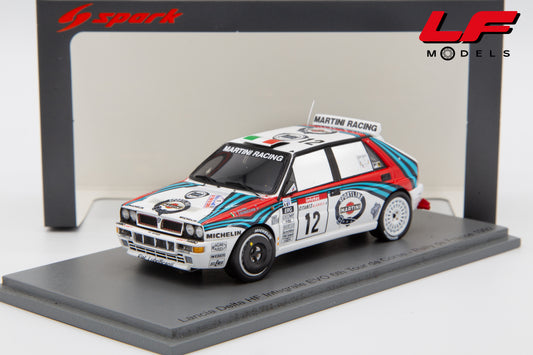 modellino lancia delta hf integrale evo rally 1:43 frontale