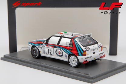 modellino lancia delta hf integrale evo rally 1:43 posteriore