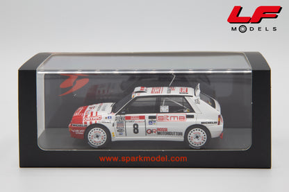 modellino lancia delta hf integrale evo rally spark 1:43 scatola