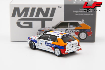 modellino lancia delta repsol mini gt 1:64 posteriore