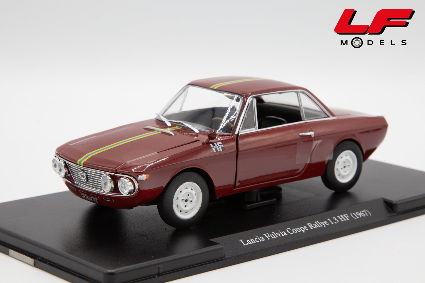 modellino lancia fulvia edicola 1:24 vista frontale