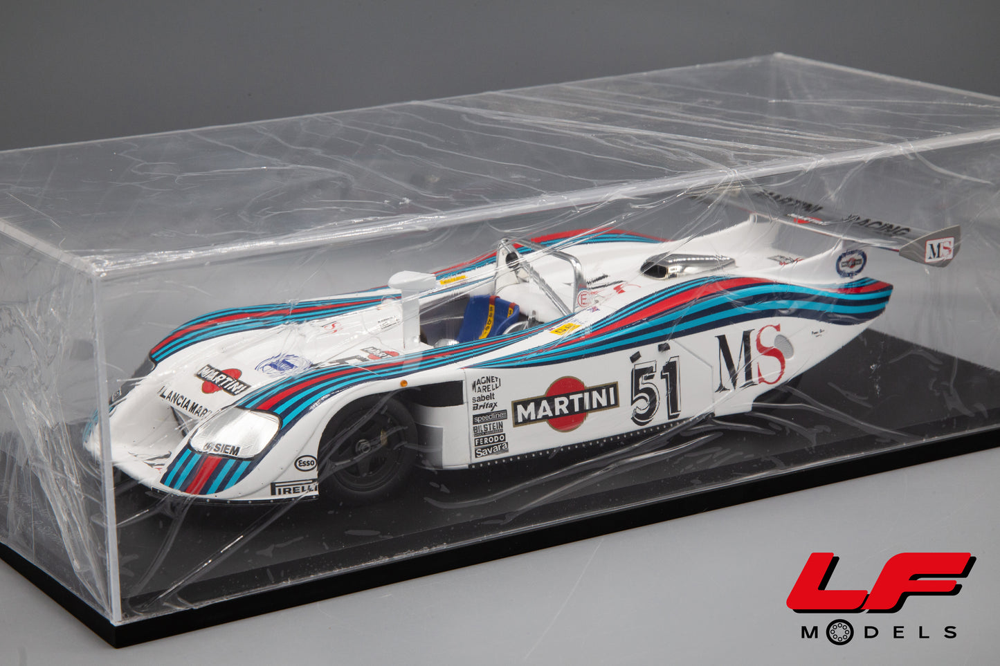 modellino lancia lc1 24h le mans spark 1:18