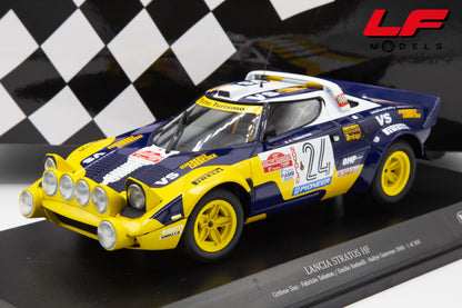 modellino lancia stratos rally sanremo ilio fiat minichamps 1:18 155801724 vista frontale