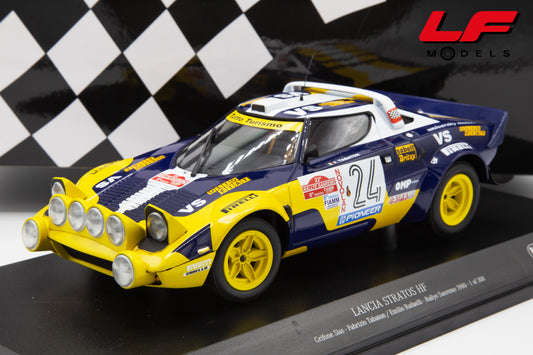 modellino lancia stratos rally sanremo ilio fiat minichamps 1:18 155801724 vista frontale