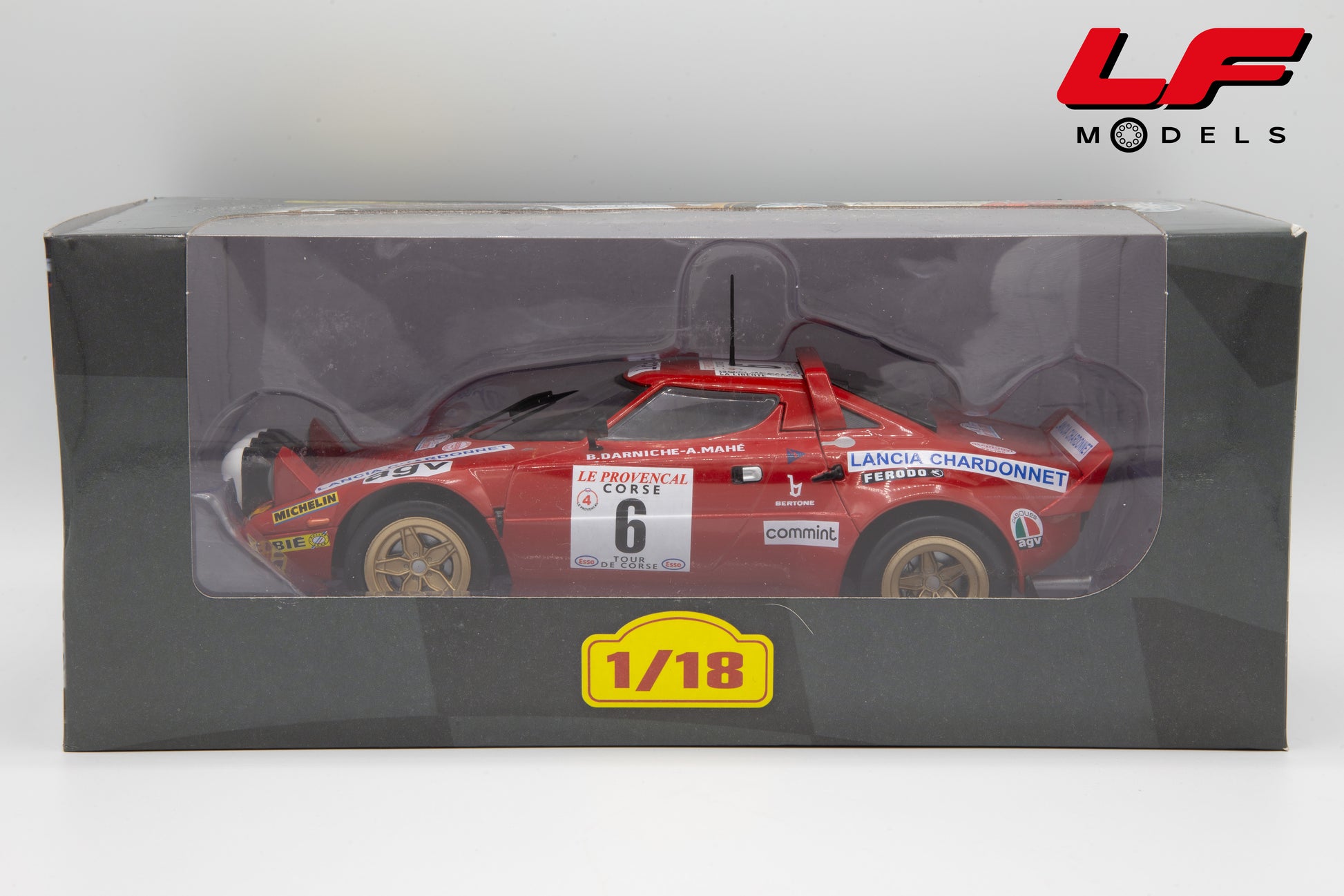 modellino lancia stratos rally tdc altaya 1:18 scatola
