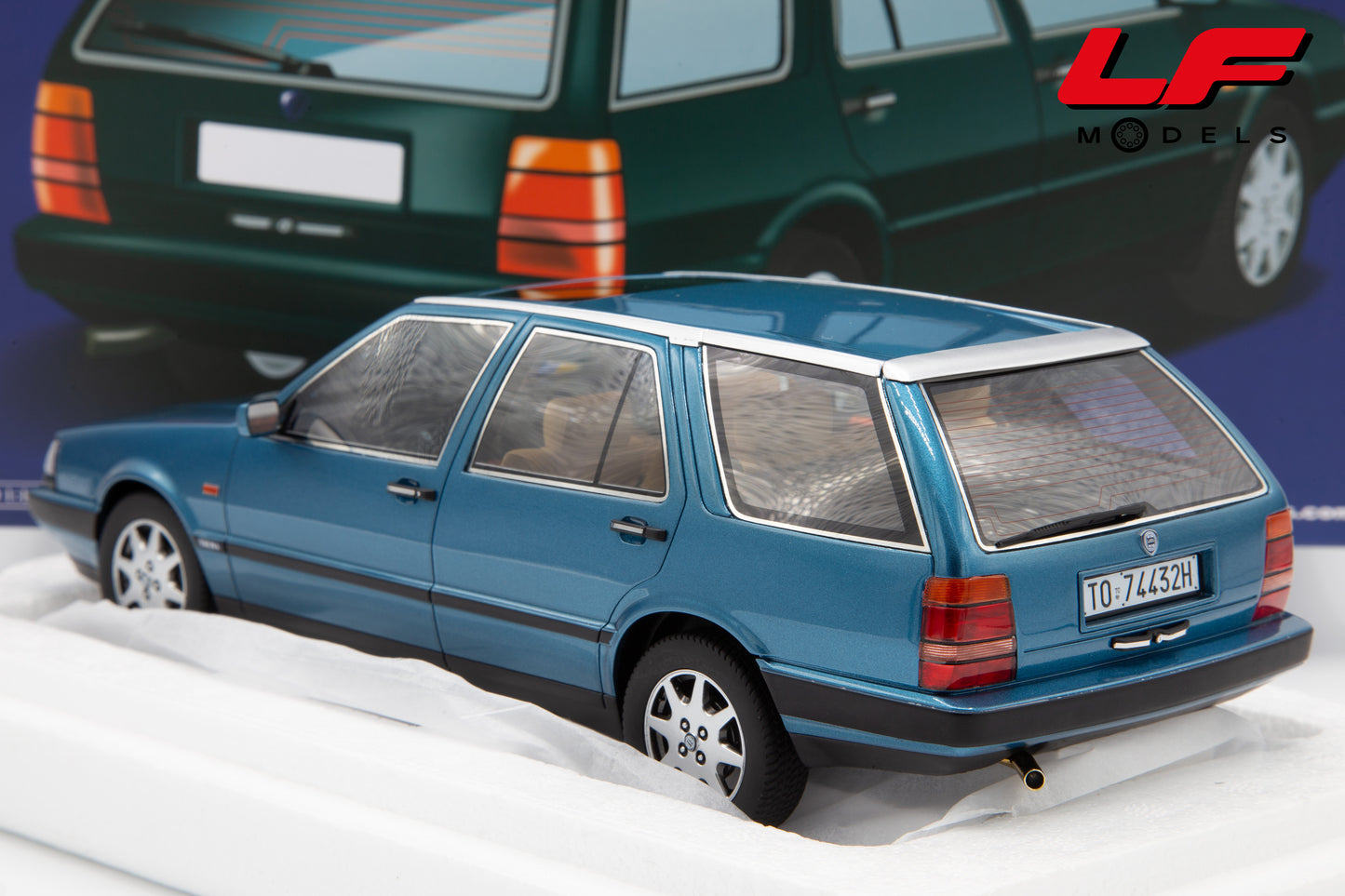 modellino lancia thema sw laudoracing 1:18 posteriore