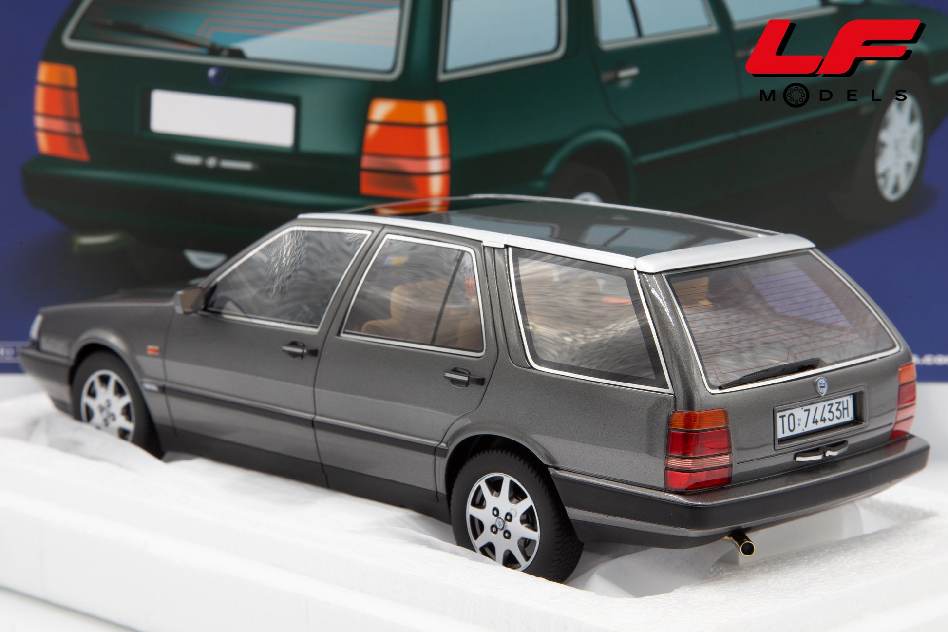 modellino lancia thema sw laudoracing 1:18 posteriore