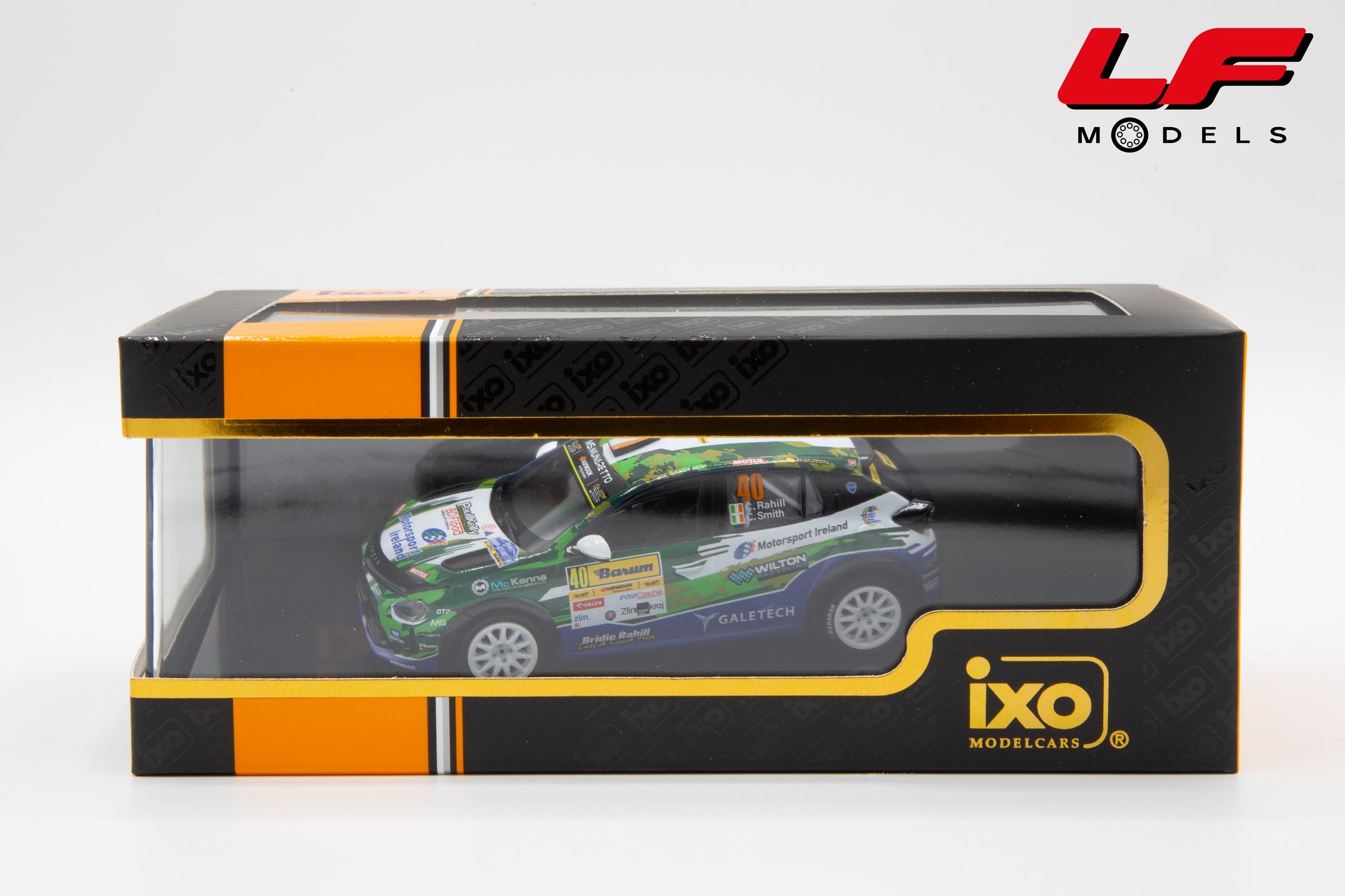 modellino lancia ypsilon rally barum ixo 1:43 RAM1009.22 vista scatola