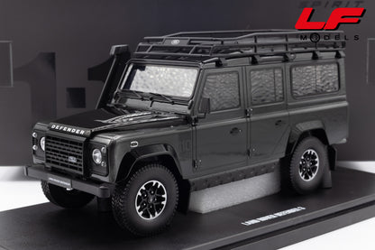 modellino land rover defender 110 sw adventure edition corris grey gt spirit 1:18 GT968 vista frontale