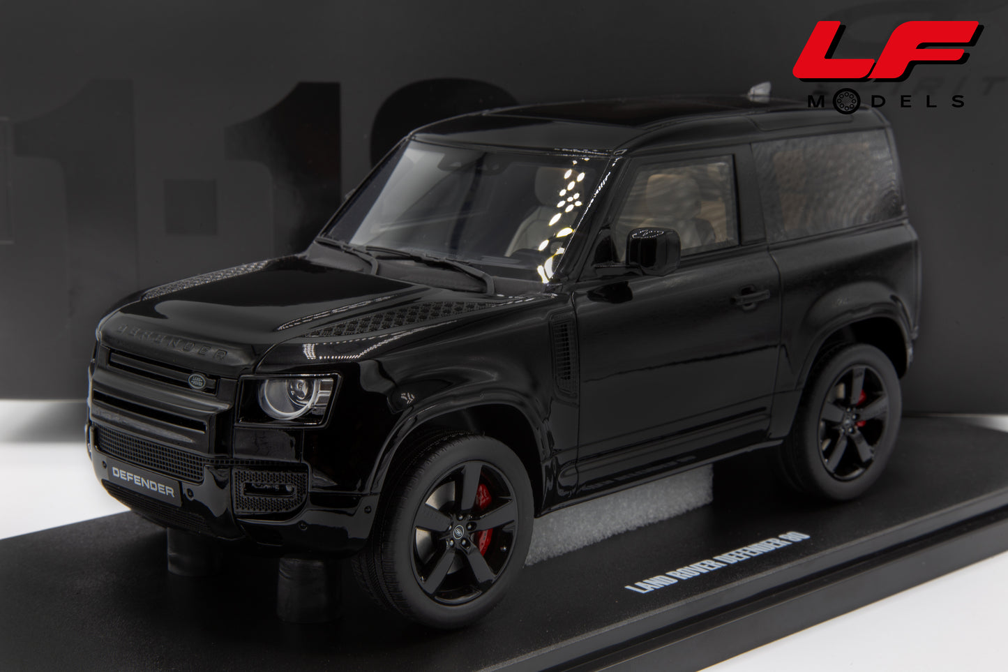 modellino land rover defender 90 gt spirit 1:18 GT992 vista frontale