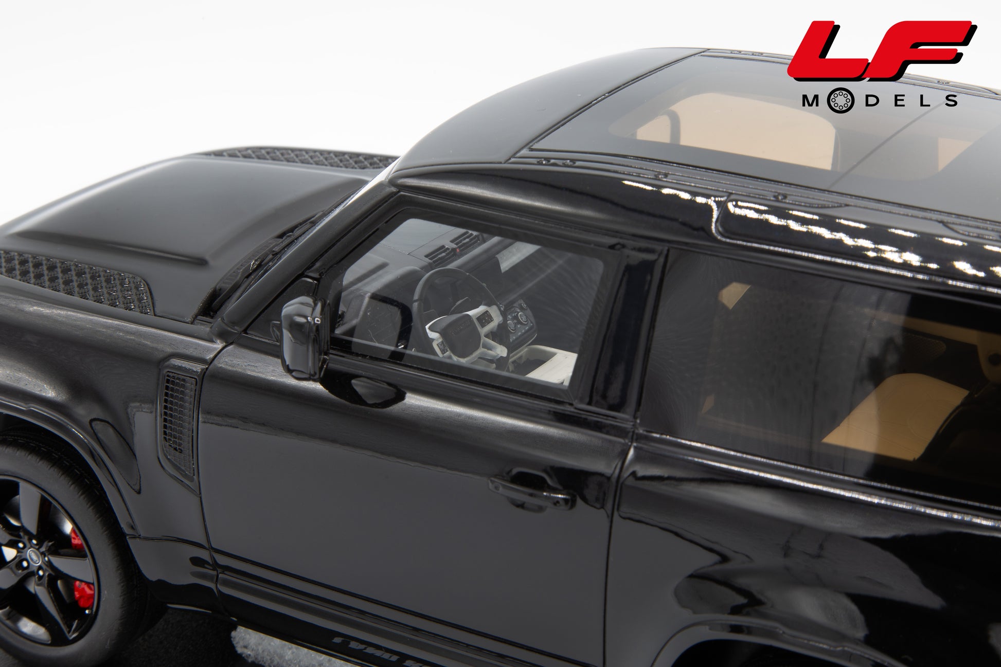 modellino land rover defender 90 gt spirit 1:18 GT992 vista interni