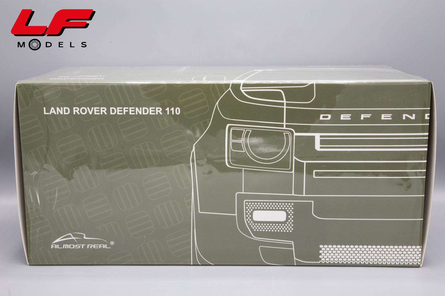modellino land rover defender 110 trophy almost real 1:18