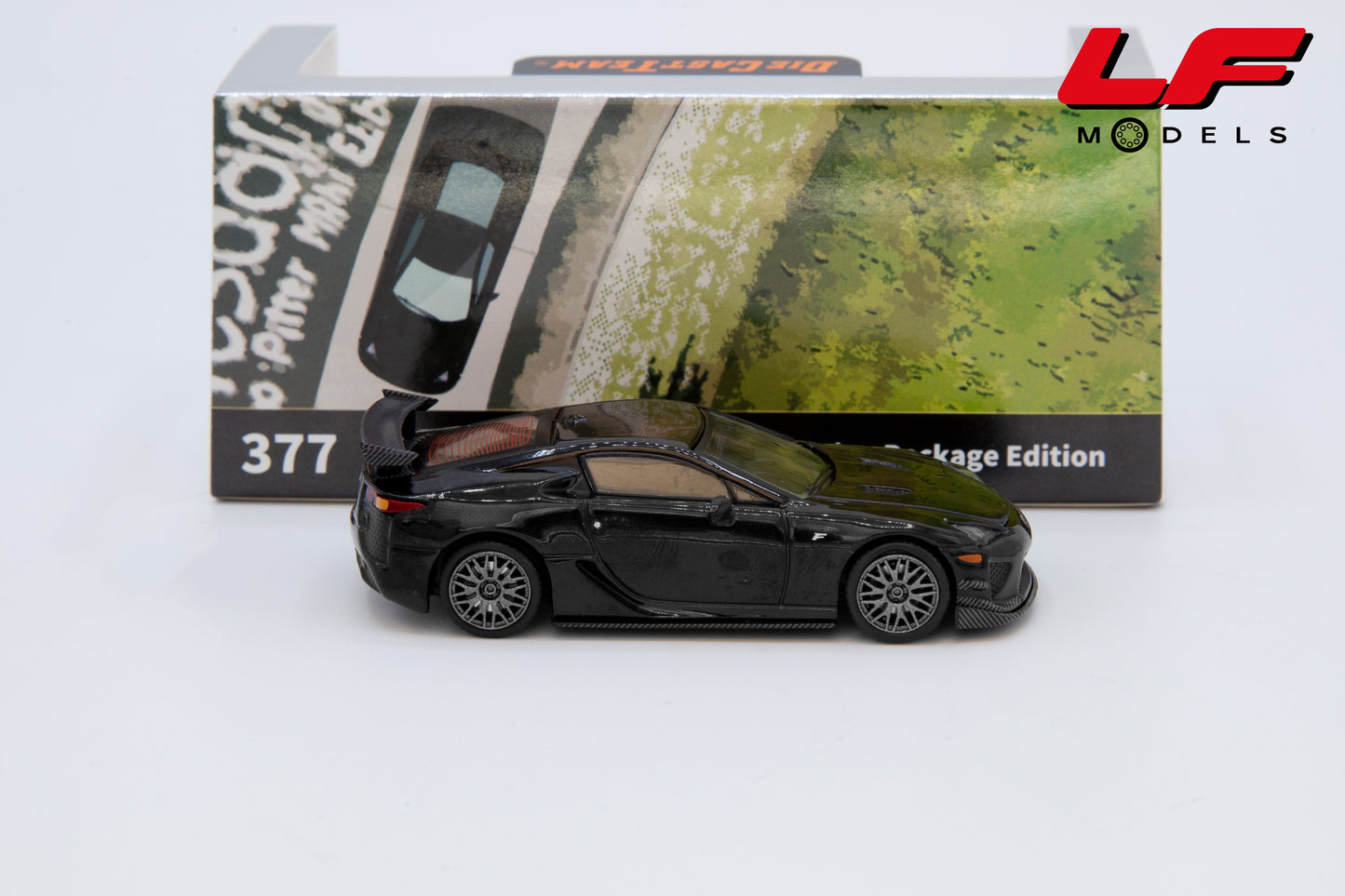 modellino lexus lfa nurburgring dct-models 1:64 LL-083-377 vista laterale