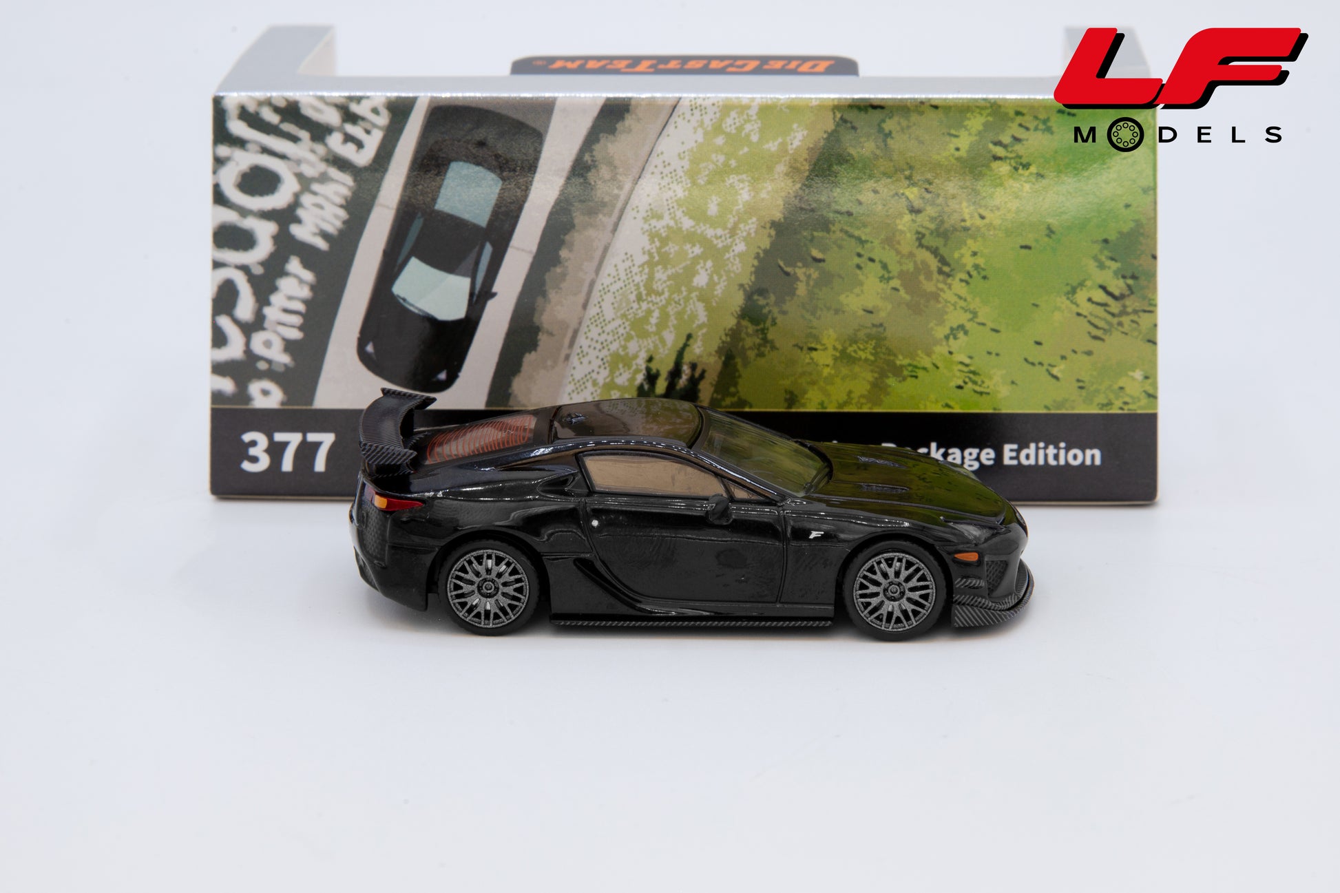 modellino lexus lfa nurburgring dct-models 1:64 LL-083-377 vista laterale