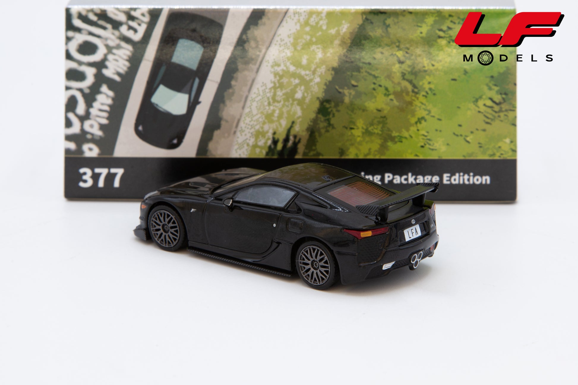 modellino lexus lfa nurburgring dct-models 1:64 LL-083-377 vista posteriore