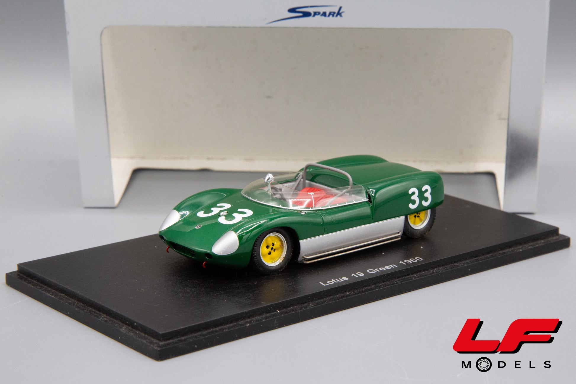 modellino lotus 19 spark 1:43 frontale