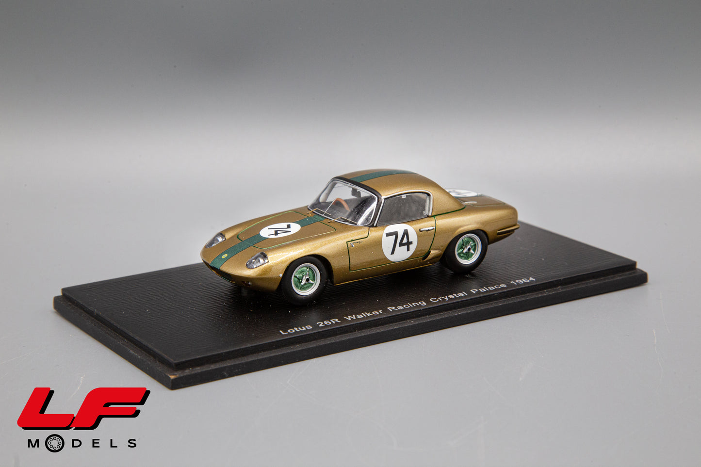 modellino lotus 26r spark 1:43 frontale