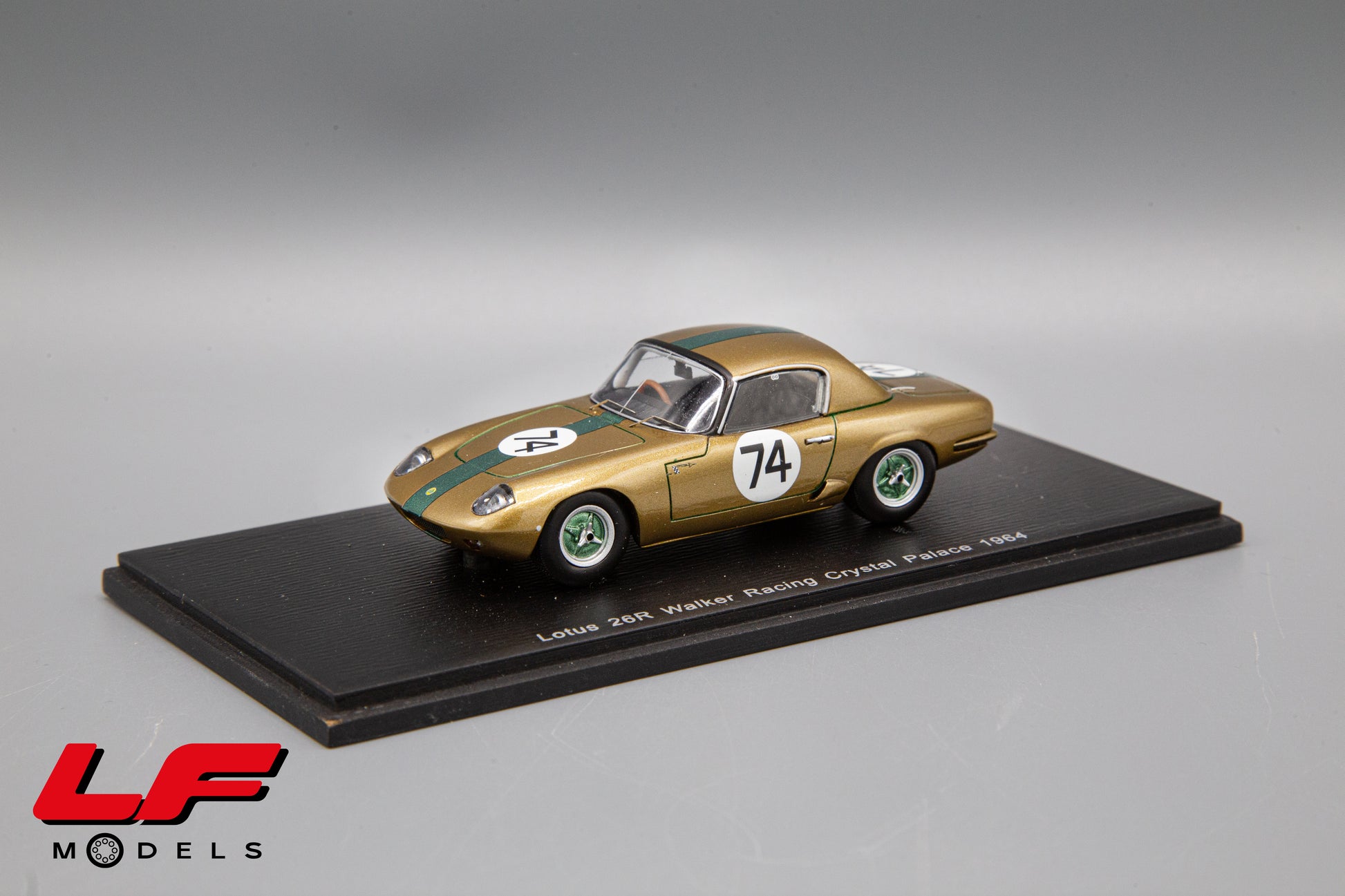 modellino lotus 26r spark 1:43 frontale
