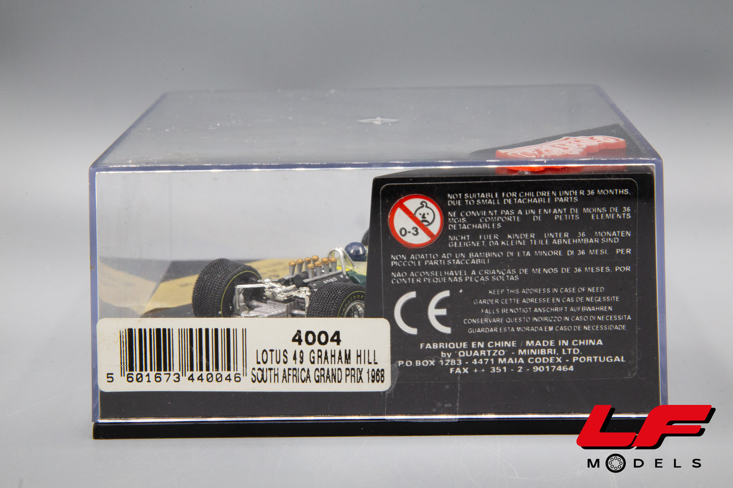 modellino lotus 49 quartzo 1:43