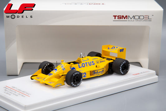 modellino lotus 99t tsm model 1:43 frontale