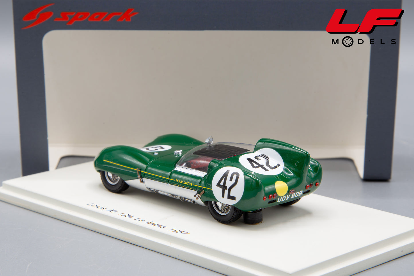 modellino lotus xi spark 1:43 posteriore