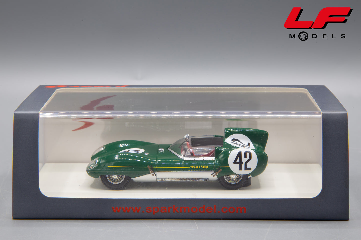 modellino lotus xi spark 1:43 scatola