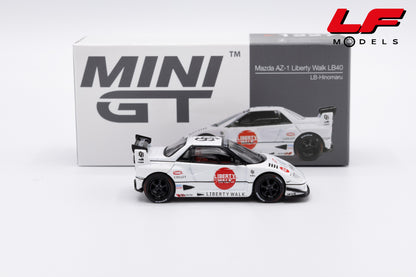 modellino mazda az-1 lbwk mini gt 1:64 MGT01227-R vista laterale