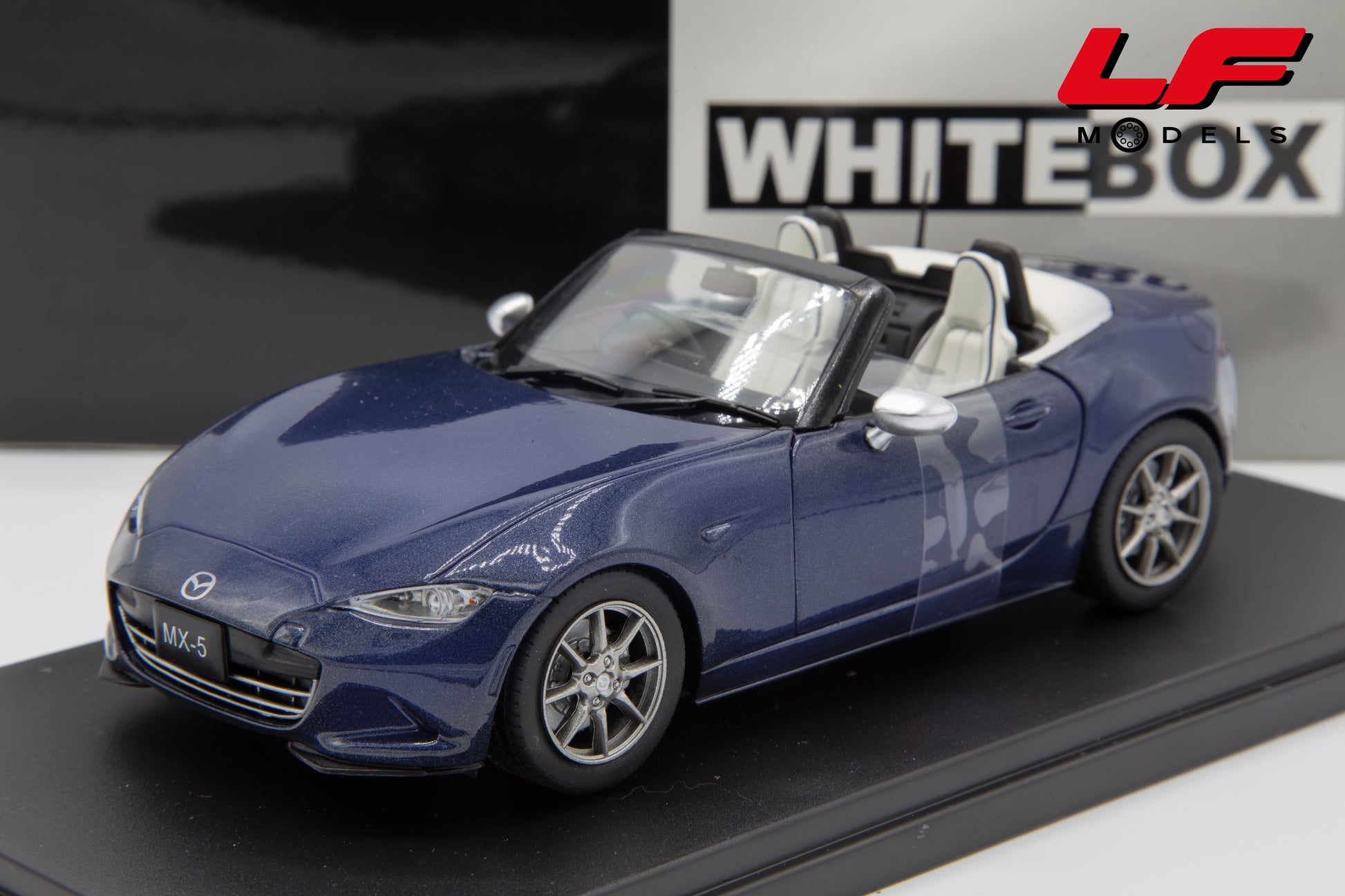 modellino mazda mx-5 whitebox 1:24