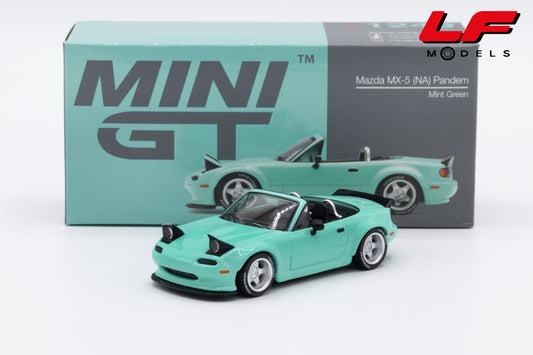 modellino mazda mx-5 mini gt 1:64 MGT01249-L vista frontale