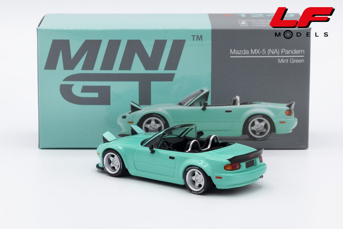 modellino mazda mx-5 mini gt 1:64 MGT01249-L vista posteriore
