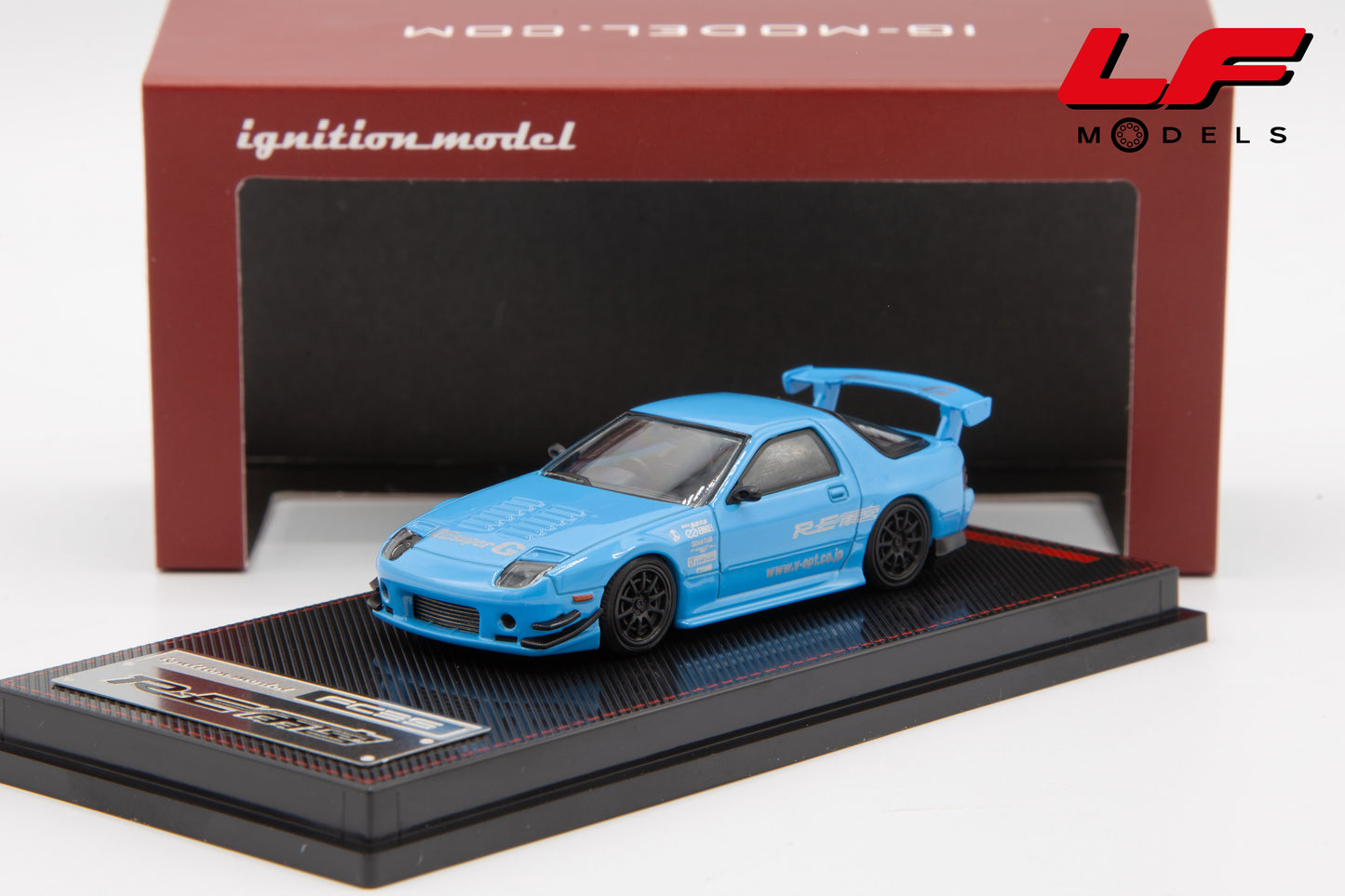 modellino mazda rx7 ignition model 1:64 IG2498 vista frontale