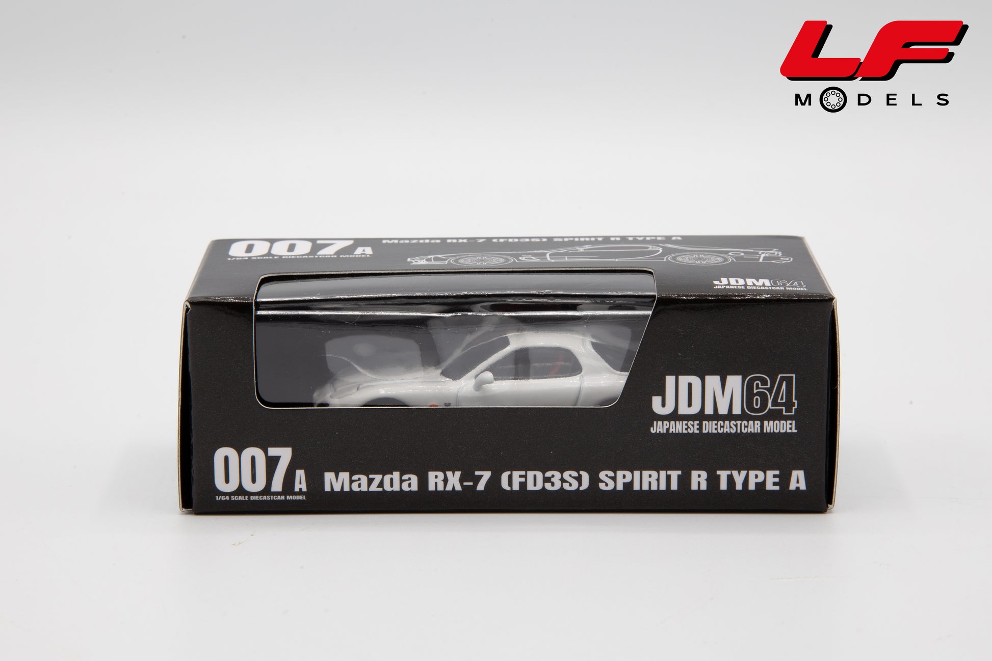modellino mazda rx-7 hobby japan 1:64 HJDM007A-13 vista scatola