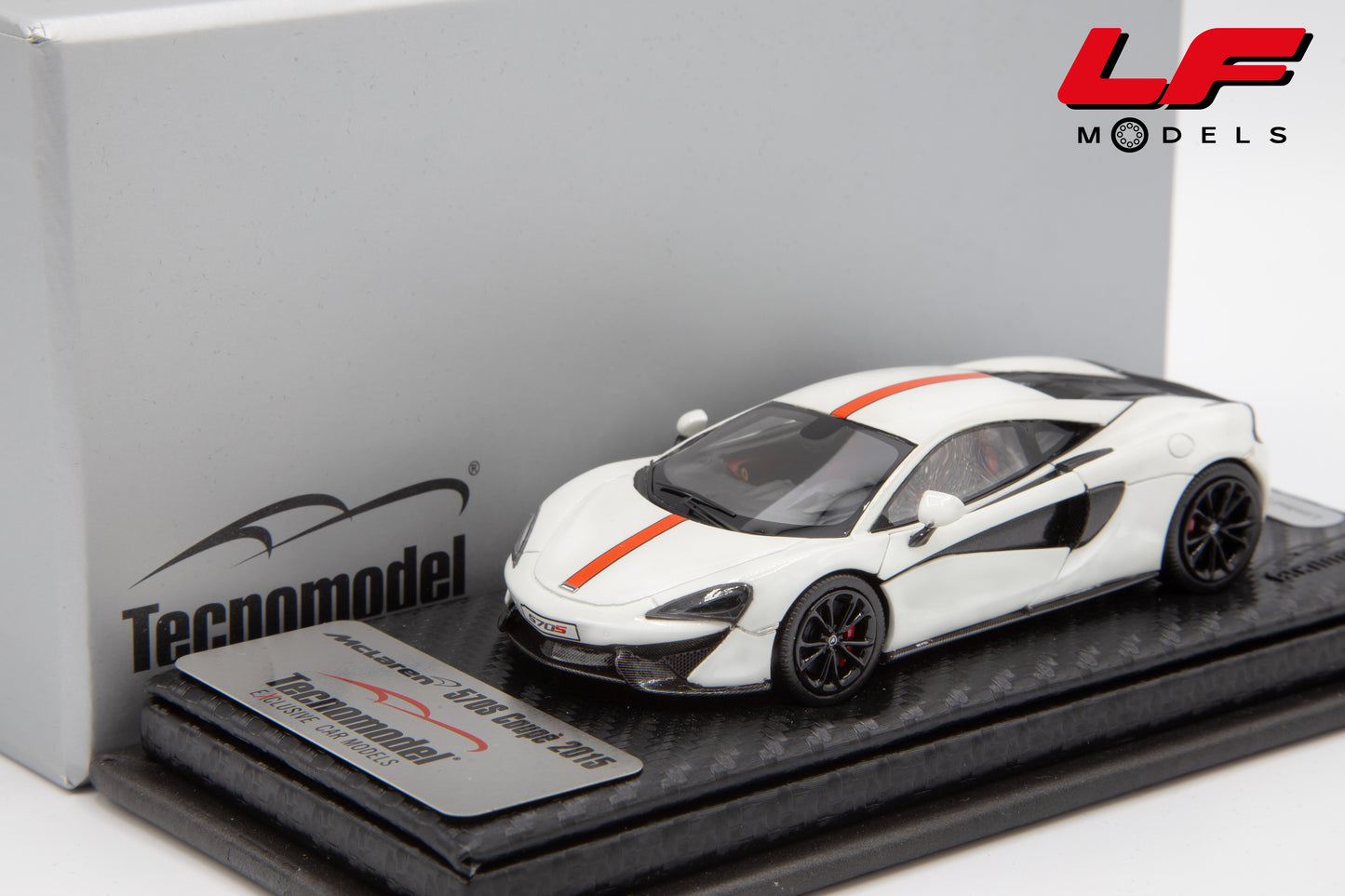 modellino mclaren 570s tecnomdoel 1:43 frontale