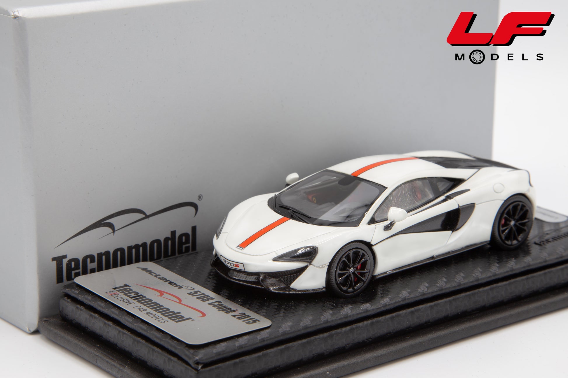 modellino mclaren 570s tecnomdoel 1:43 frontale